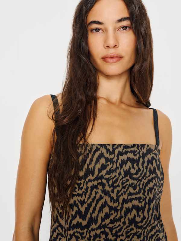 Adette Dress - Wild Cat
