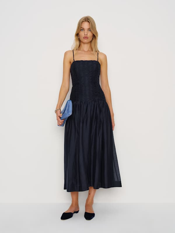 Azure Dress - Navy