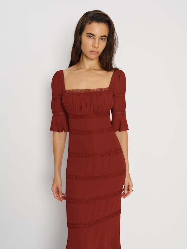 Laverna Dress - Chianti