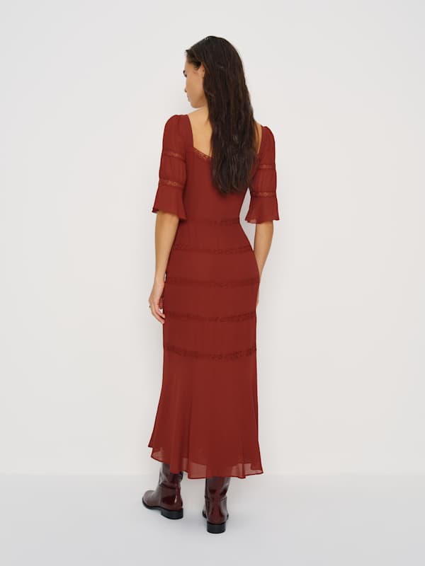 Laverna Dress - Chianti