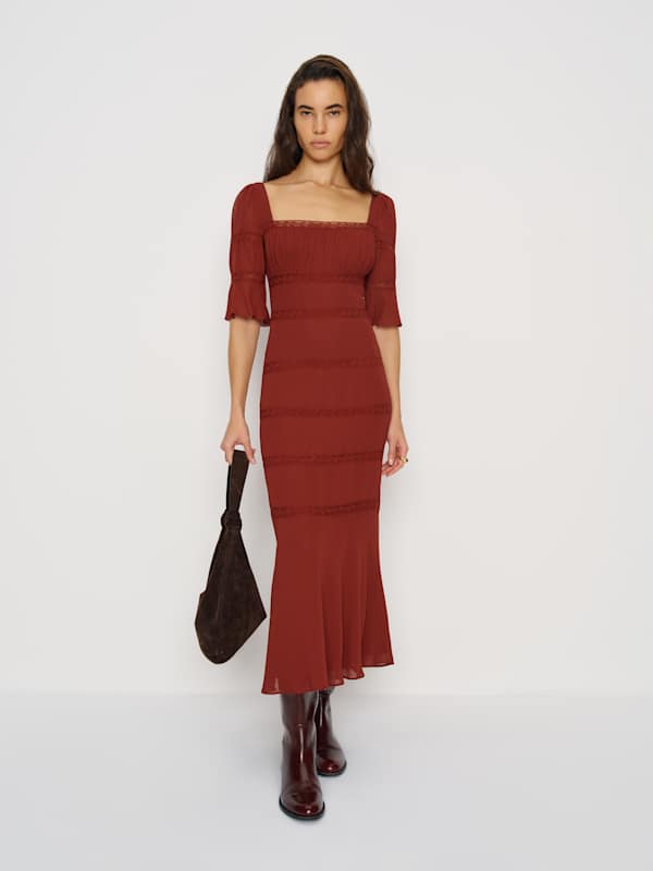 Laverna Dress - Chianti