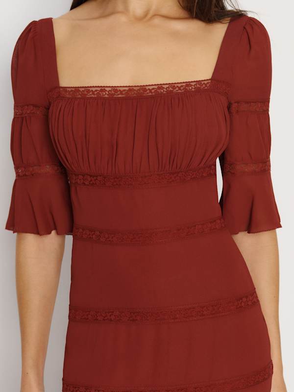Laverna Dress - Chianti