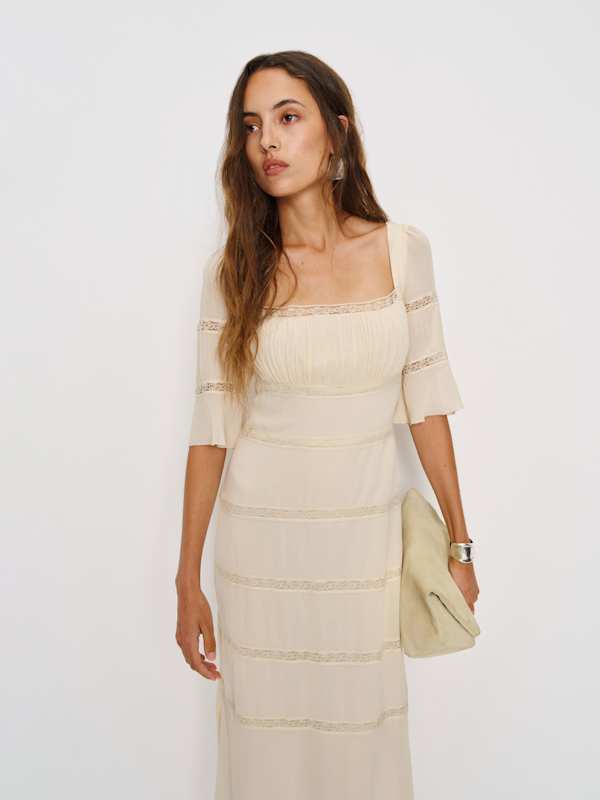 Laverna Dress - Cream