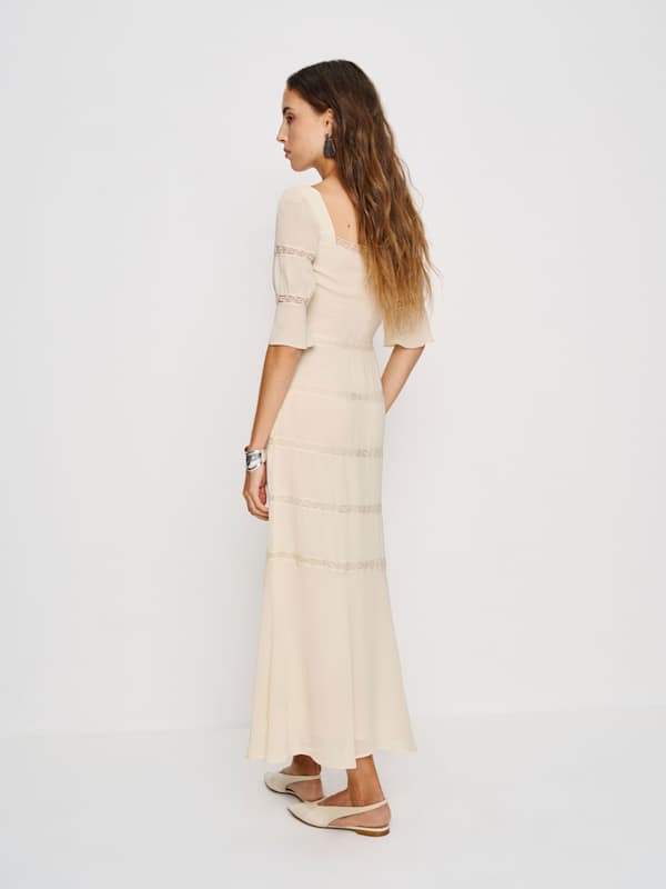 Laverna Dress - Cream