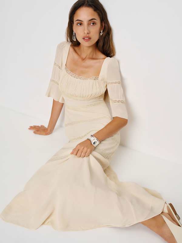 Laverna Dress - Cream