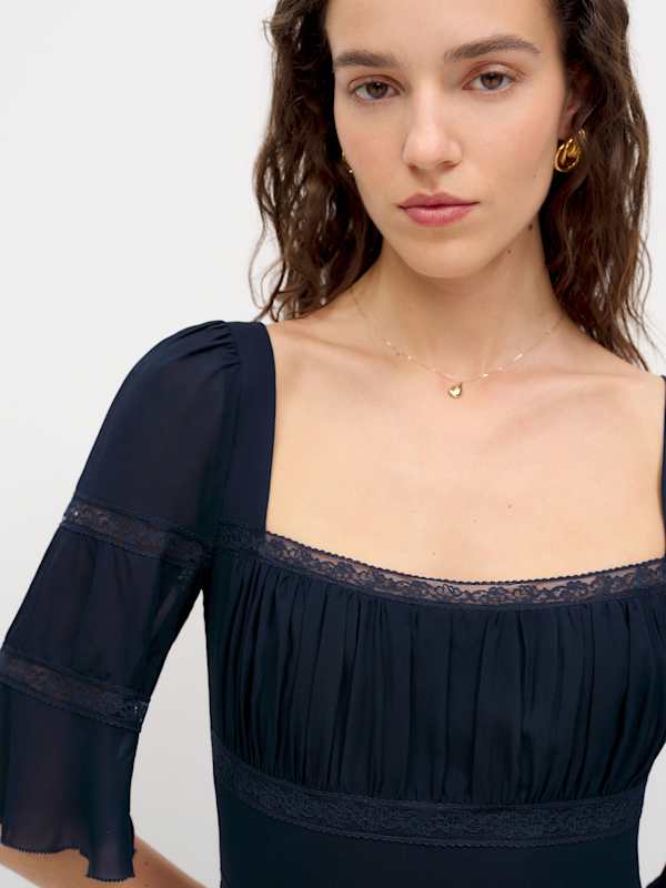 Laverna Dress - Navy