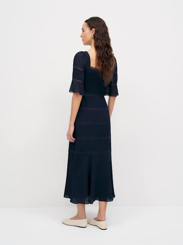 Laverna Dress - Navy