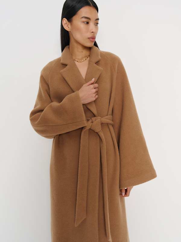 Tula Oversized Coat - Camel