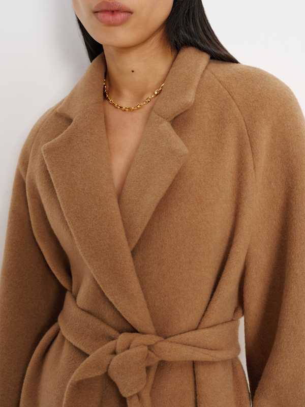 Tula Oversized Coat - Camel