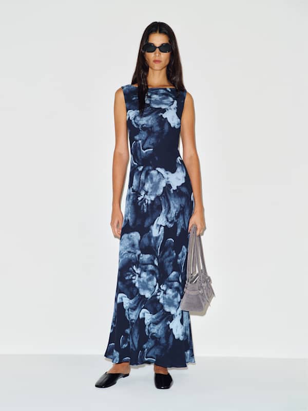 Prescott Dress - Midnight Rose