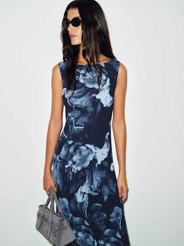 Prescott Dress - Midnight Rose