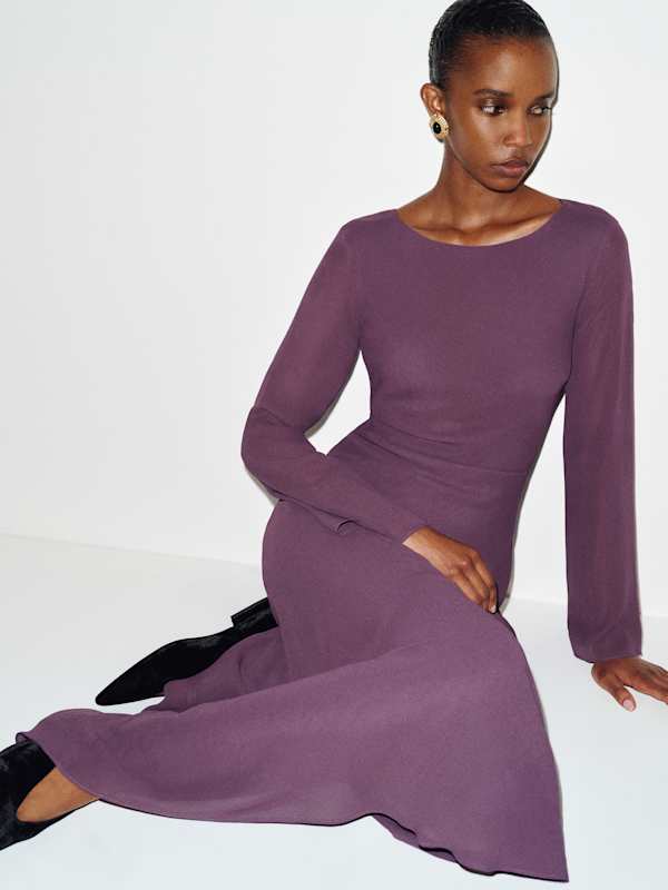 Esra Dress - Crushed Violet