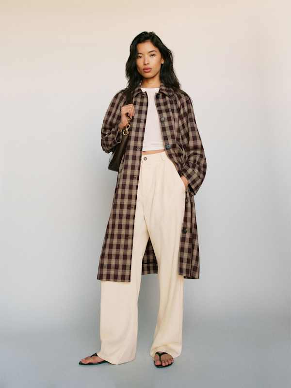Beck Trench - Brown Check