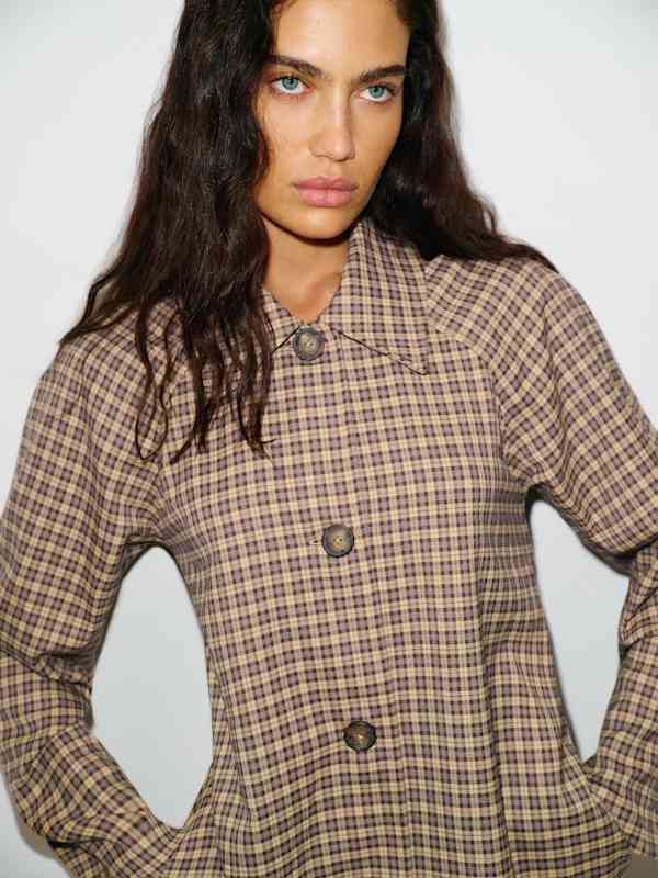 Beck Trench - Coco Plaid