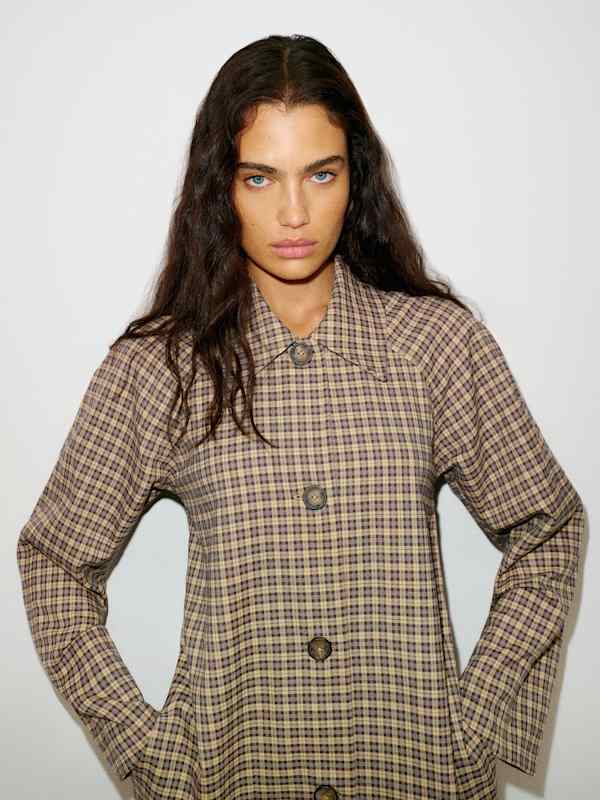 Beck Trench - Coco Plaid