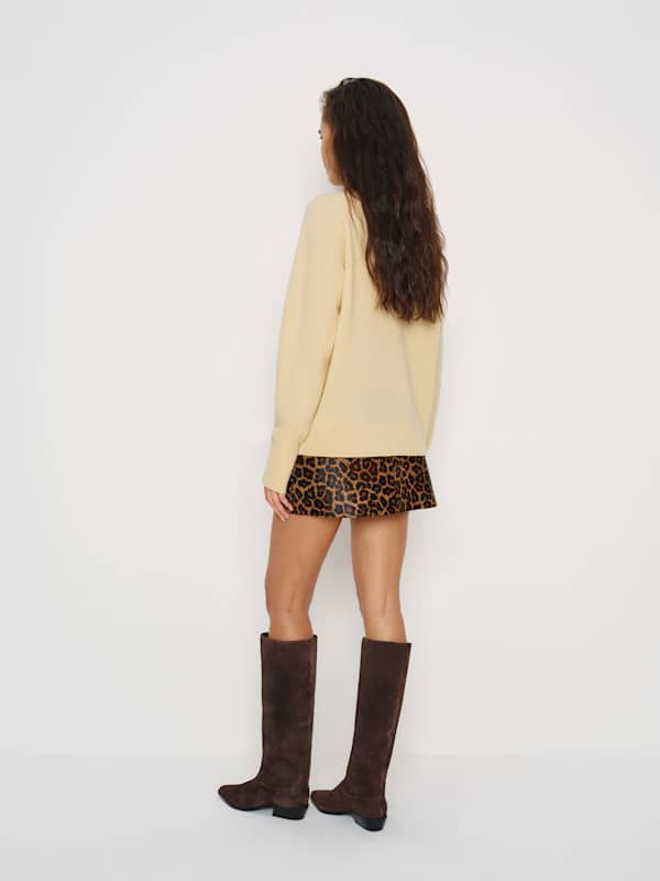 Meritt Cashmere Turtleneck - Parmesan