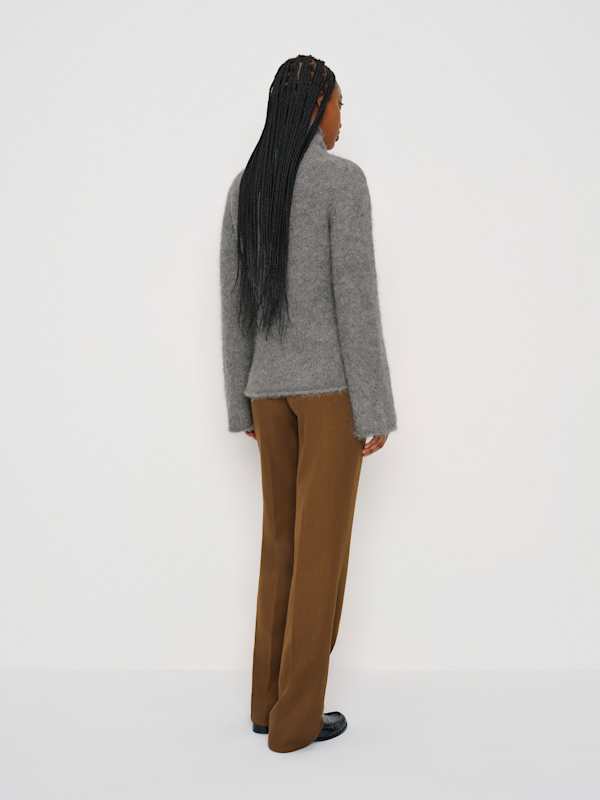 Grove Alpaca Turtleneck - Thunder