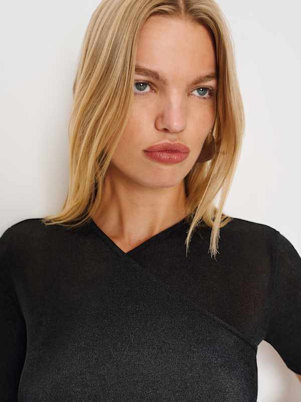 Lotus Knit Dress - Black