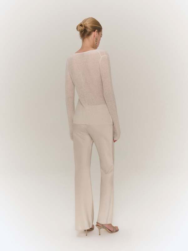 Orson Alpaca Cardigan - White