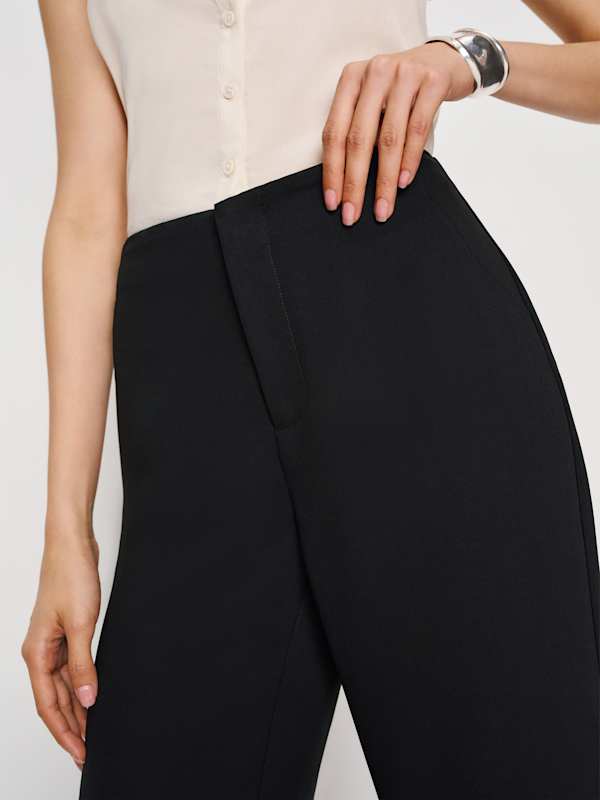 Petites Vida High Rise Pant - Black