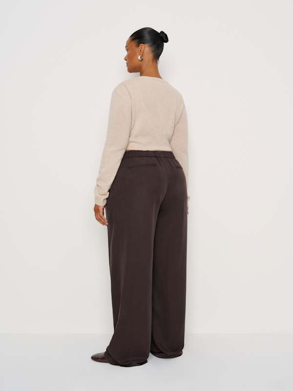 Marion Low Rise Pant Es - Black Currant