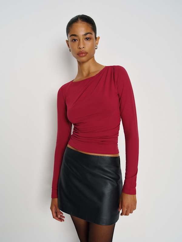 Liam Knit Top - Sangre