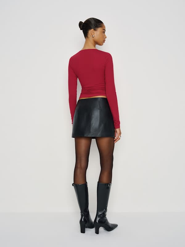 Liam Knit Top - Sangre