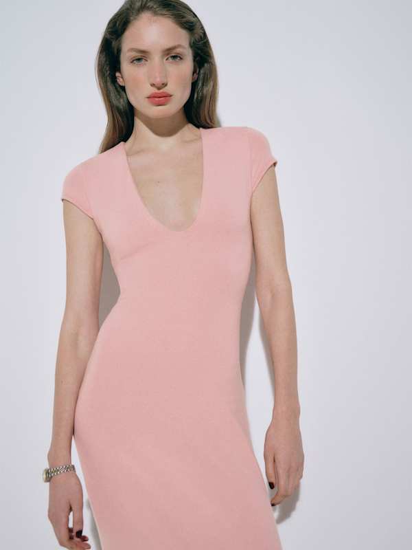 Eloise Knit Dress - Lotus