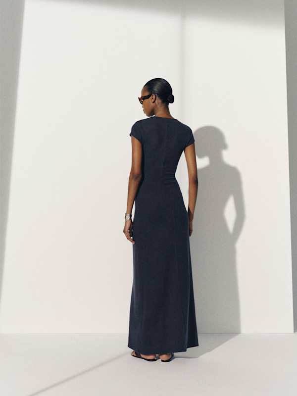 Eloise Knit Dress - Midnight