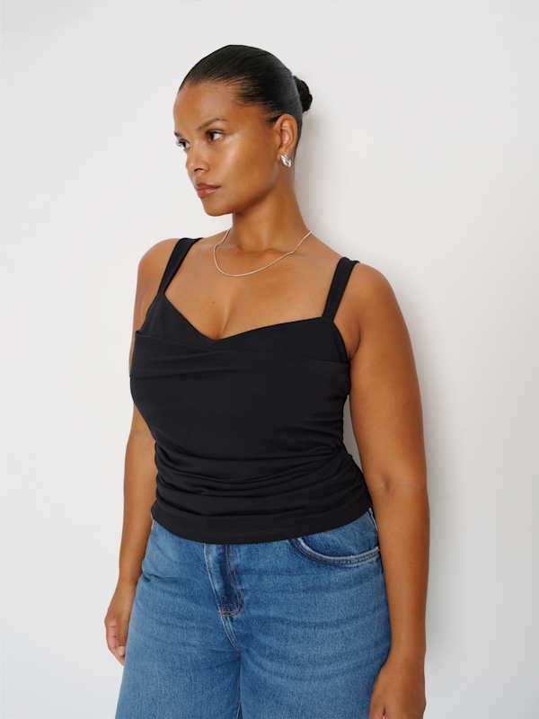 Trish Knit Top Es - Black