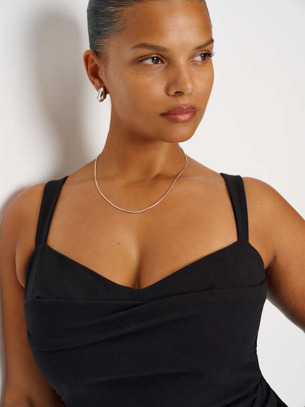 Trish Knit Top Es - Black