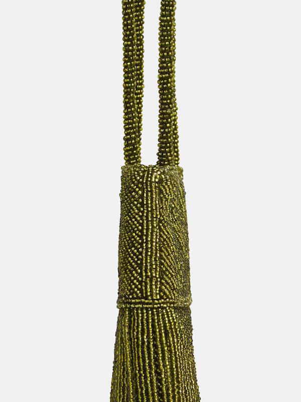 Valentina Mini Beaded Bag - Moss Garden Beaded