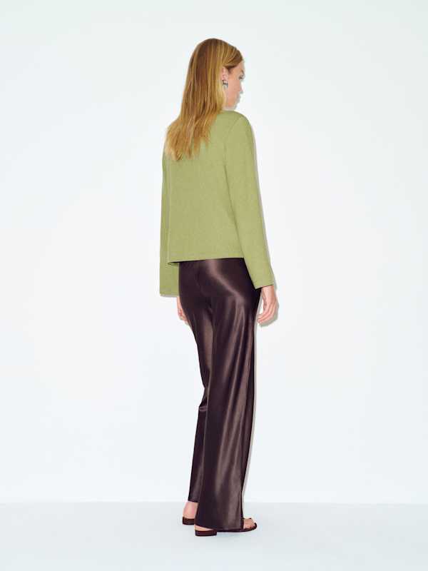 Mabel Knit Top - Green Bean