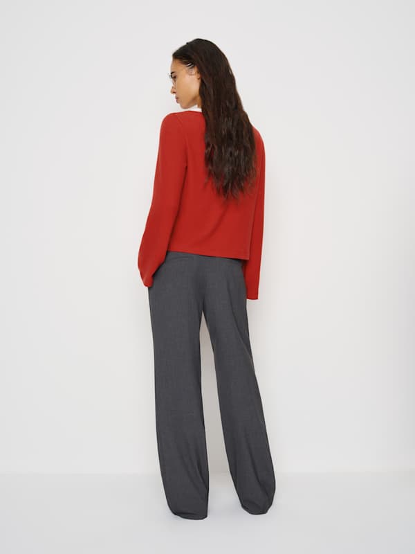 Mabel Knit Top - Lipstick