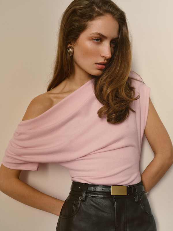 Iris Knit Top - Cherry Blossom