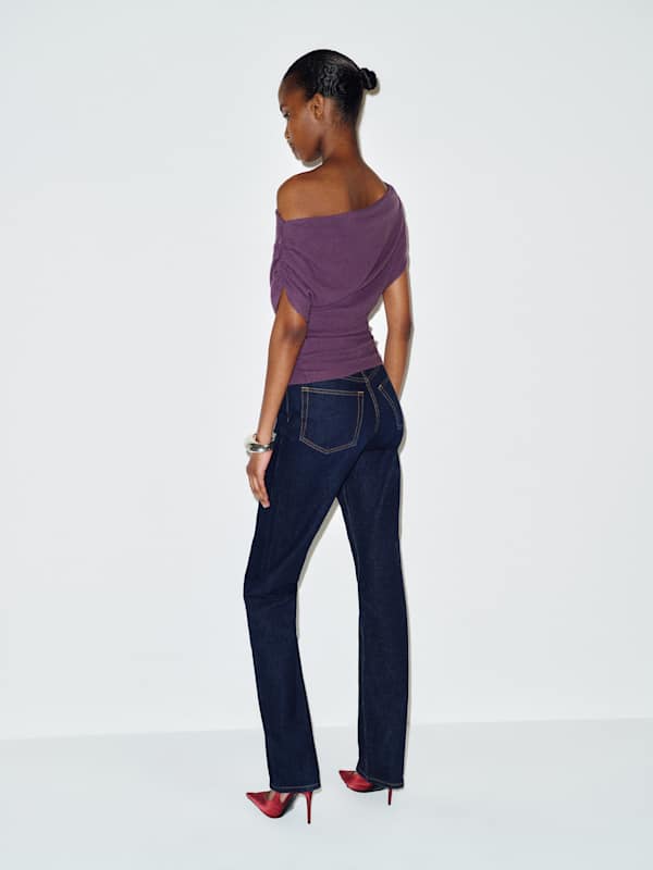 Iris Knit Top - Crushed Violet