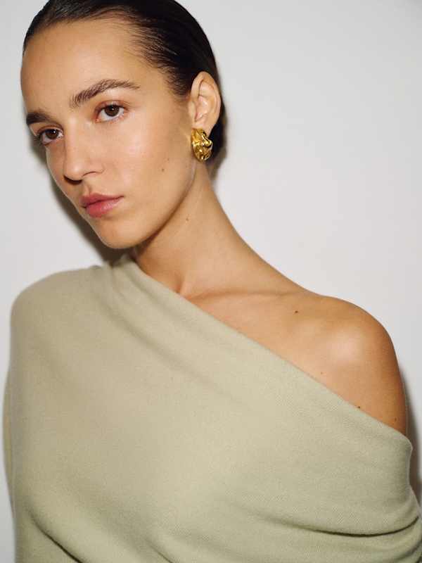 Iris Knit Top - Dried Herbs