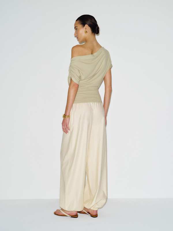 Iris Knit Top - Dried Herbs