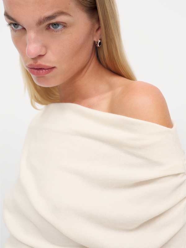 Iris Knit Top - Fior Di Latte