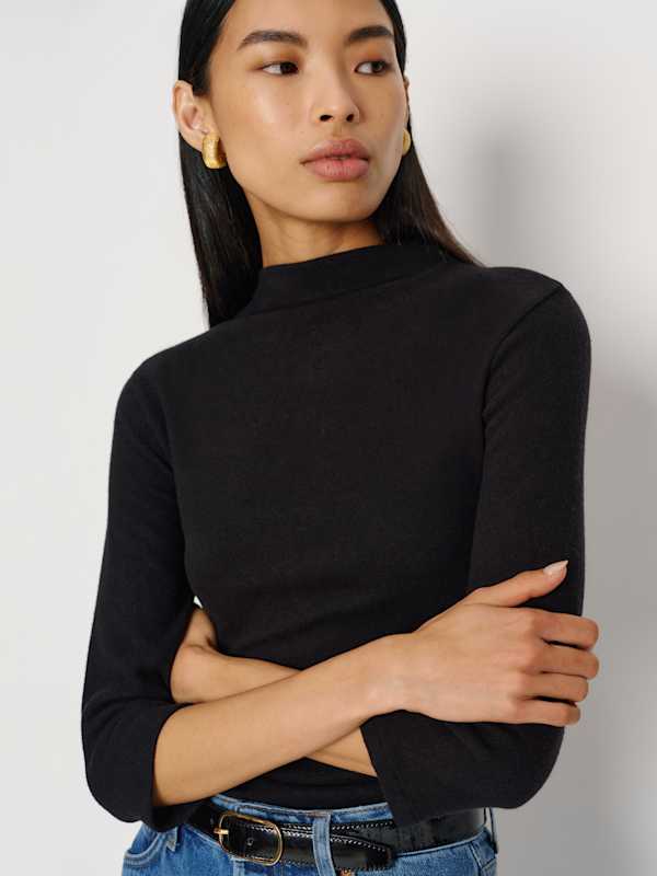 Camille Knit Top - Black