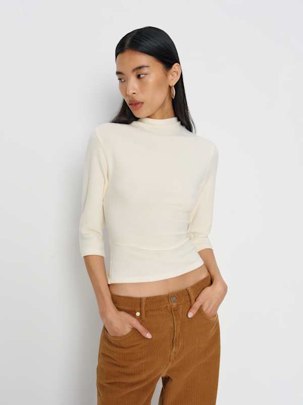 Camille Knit Top - Fior Di Latte