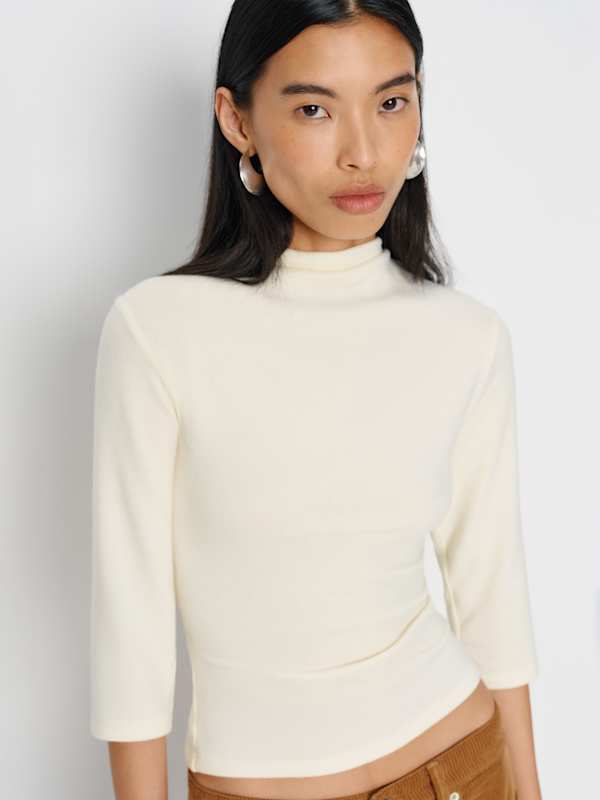 Camille Knit Top - Fior Di Latte
