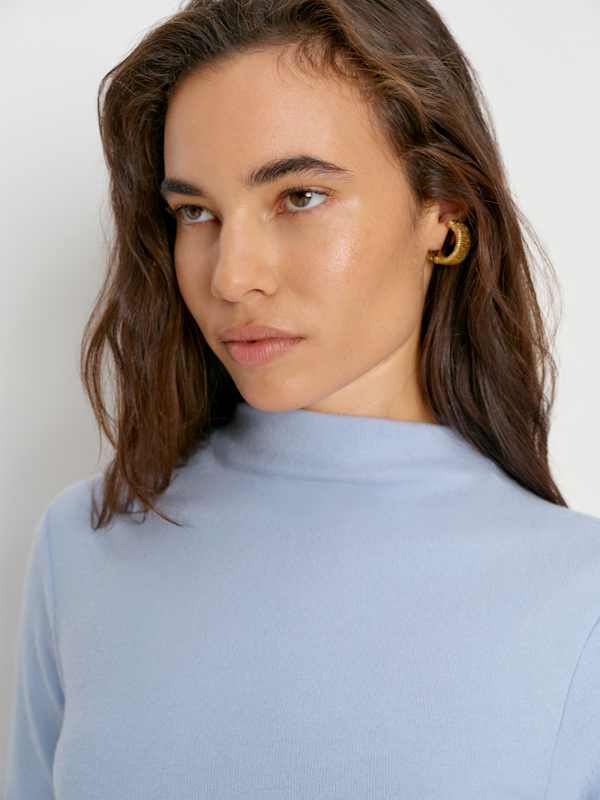 Camille Knit Top - Ice Water