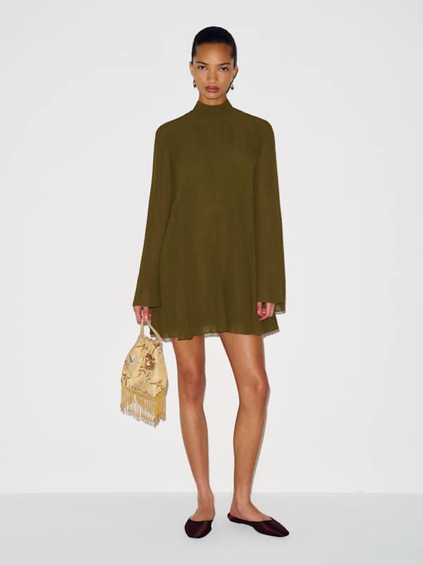 Torin Dress - Moss Garden