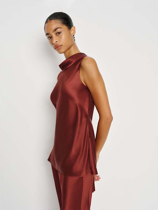 Angela Silk Two Piece - Romance