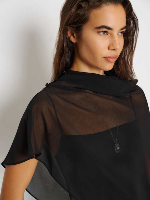 Lilibeth Silk Dress - Black