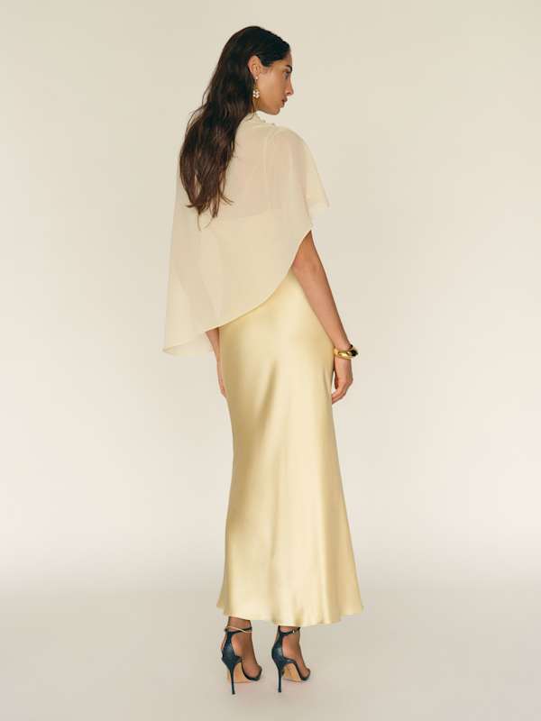 Lilibeth Silk Dress - Blonde