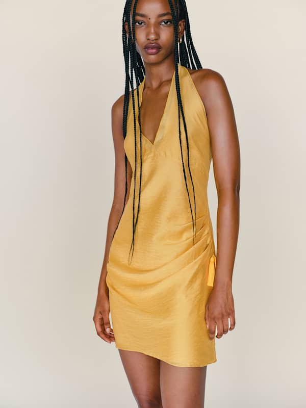Lolo Dress - Honey Mustard