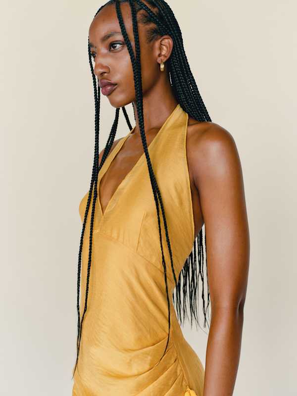 Lolo Dress - Honey Mustard