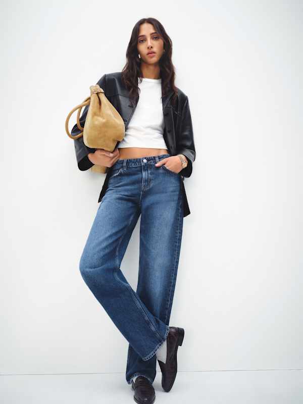 Charlee Low Rise Straight Leg Long Jeans - Maggiore